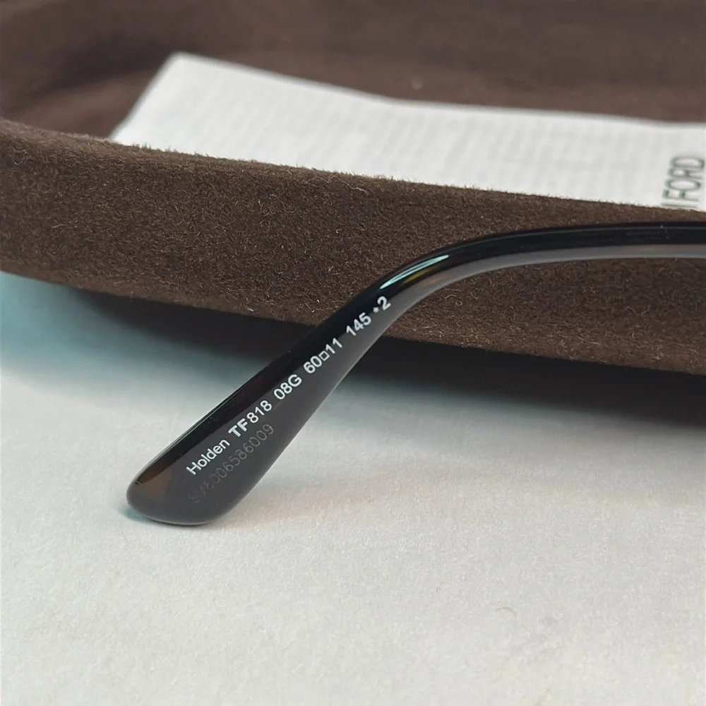 💯- New Authentic TOM FORD FT0818 pilot-frame metal sunglasses